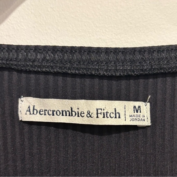 Abercrombie & Fitch Ribbed Black Bodysuit - Picture 4 of 7